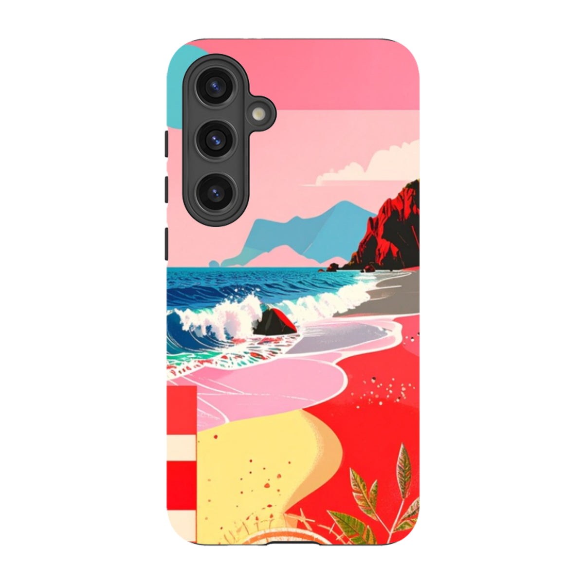 Samsung Tough Case - Red Beach