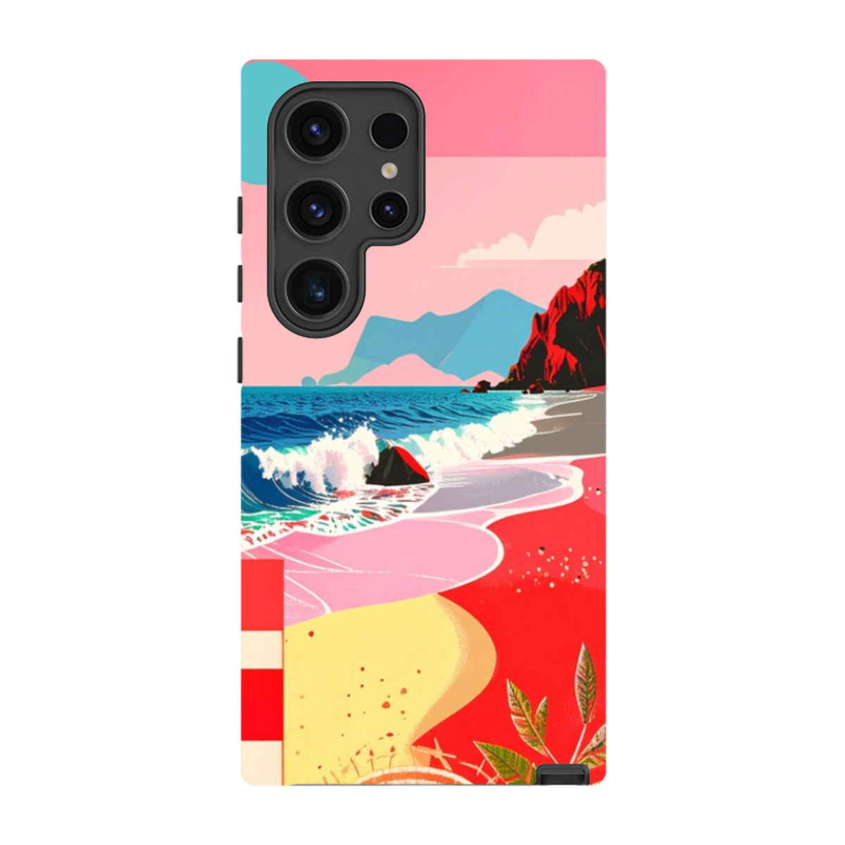 Samsung Tough Case - Red Beach