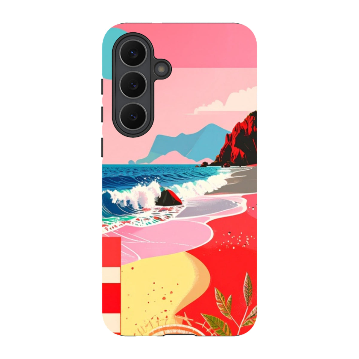 Samsung Tough Case - Red Beach