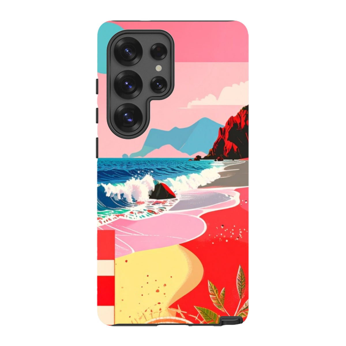 Samsung Tough Case - Red Beach