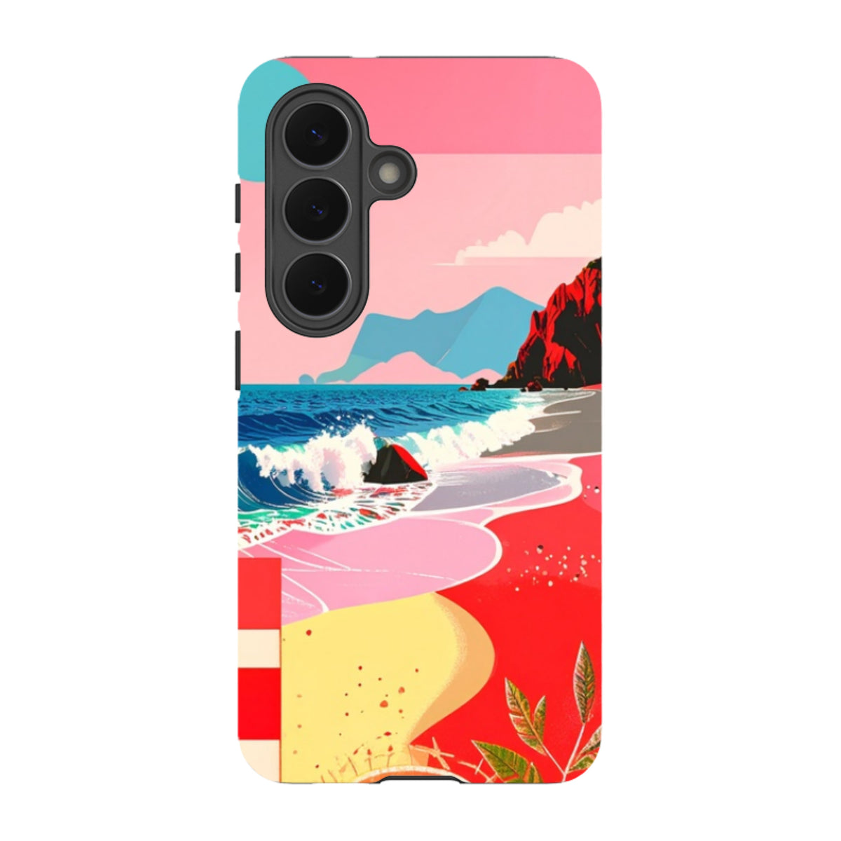 Samsung Tough Case - Red Beach