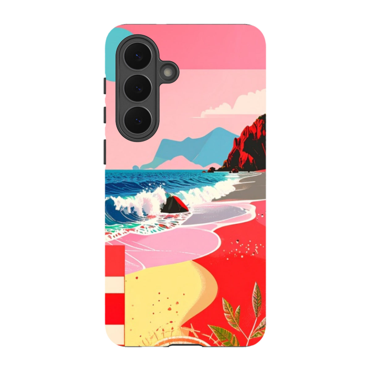 Samsung Tough Case - Red Beach