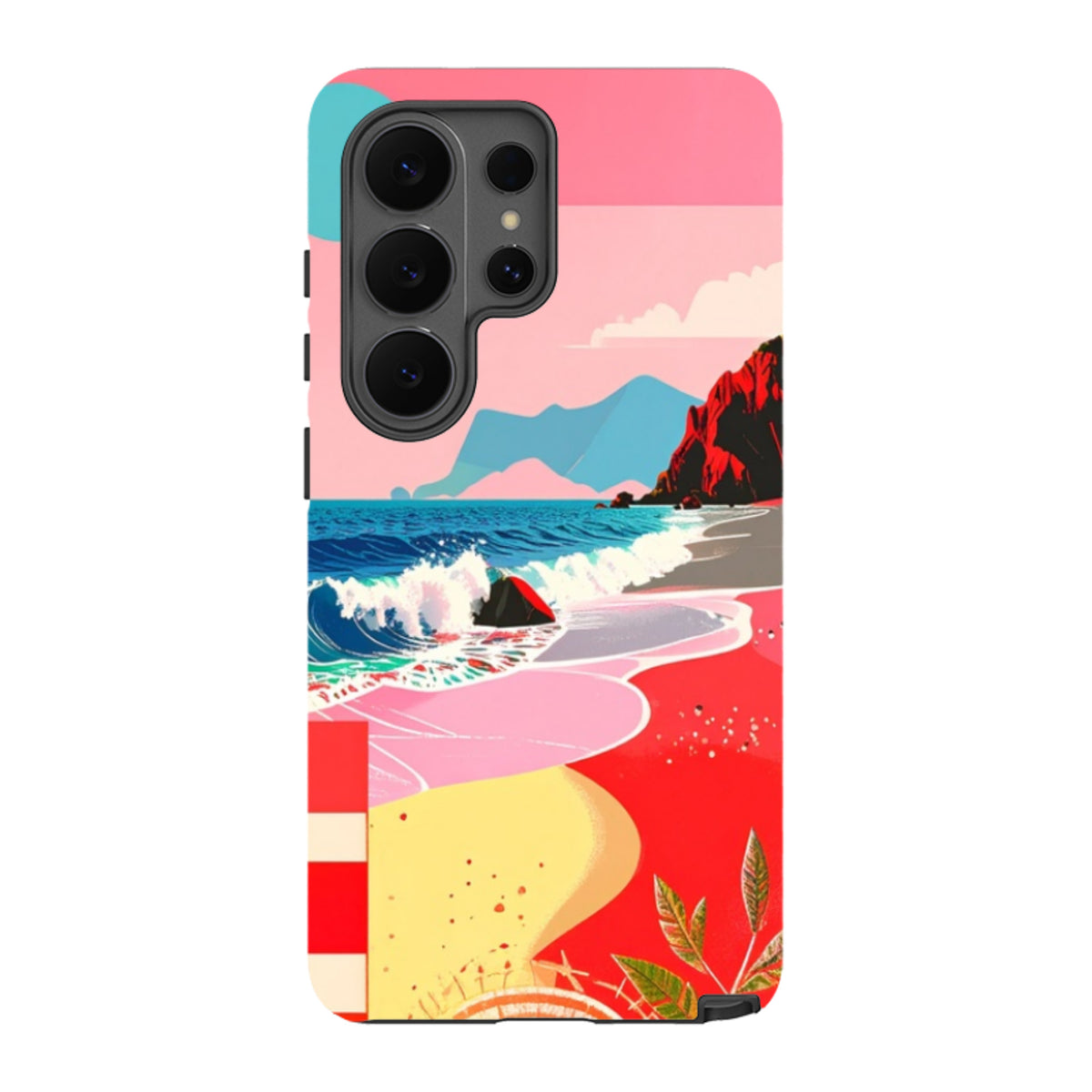 Samsung Tough Case - Red Beach