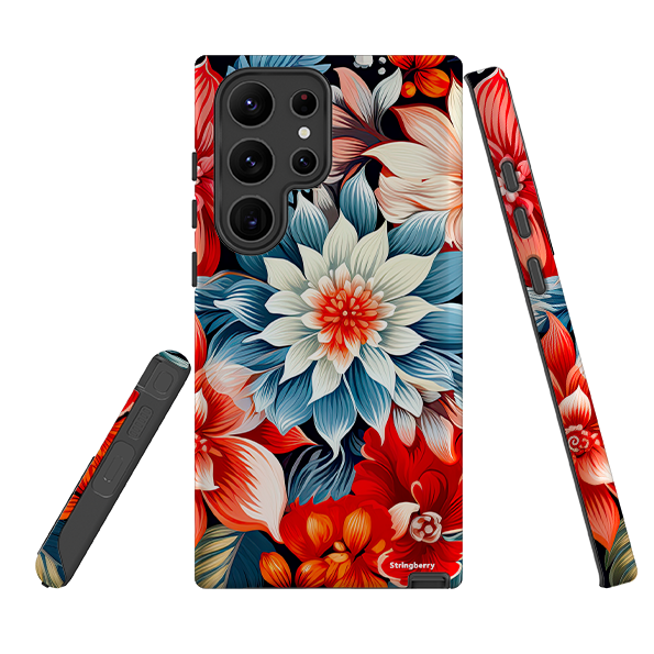 Samsung Tough Case - Red Bells II