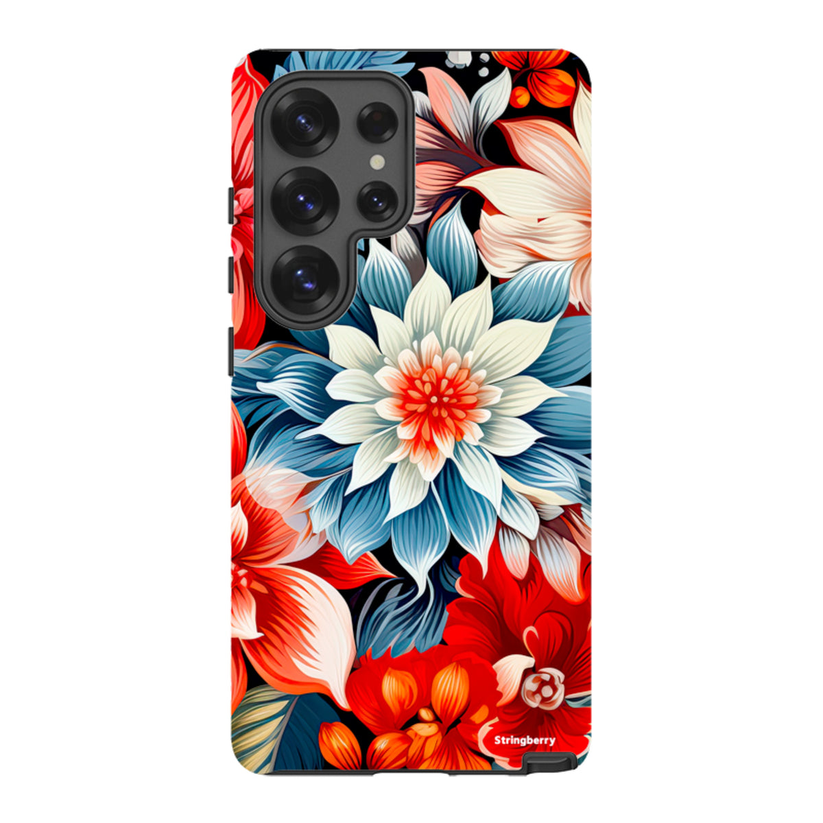 Samsung Tough Case - Red Bells II