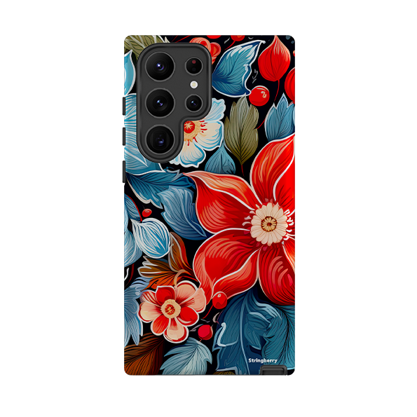 Samsung Tough Case - Red Bells