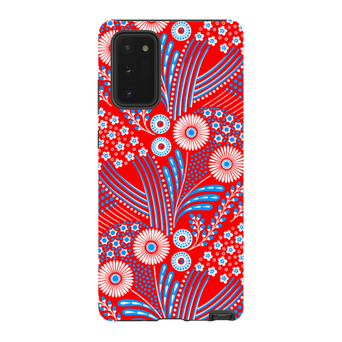 Samsung Tough Case - Red Bouquet By Cressida Bell