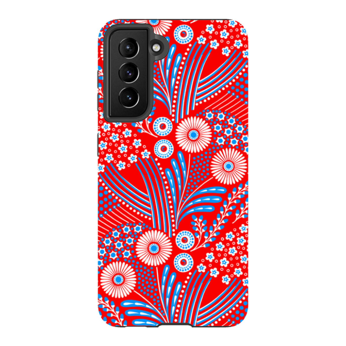 Samsung Tough Case - Red Bouquet By Cressida Bell