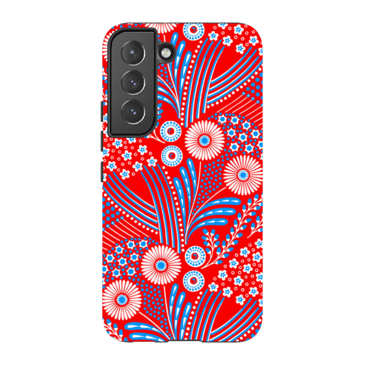 Samsung Tough Case - Red Bouquet By Cressida Bell