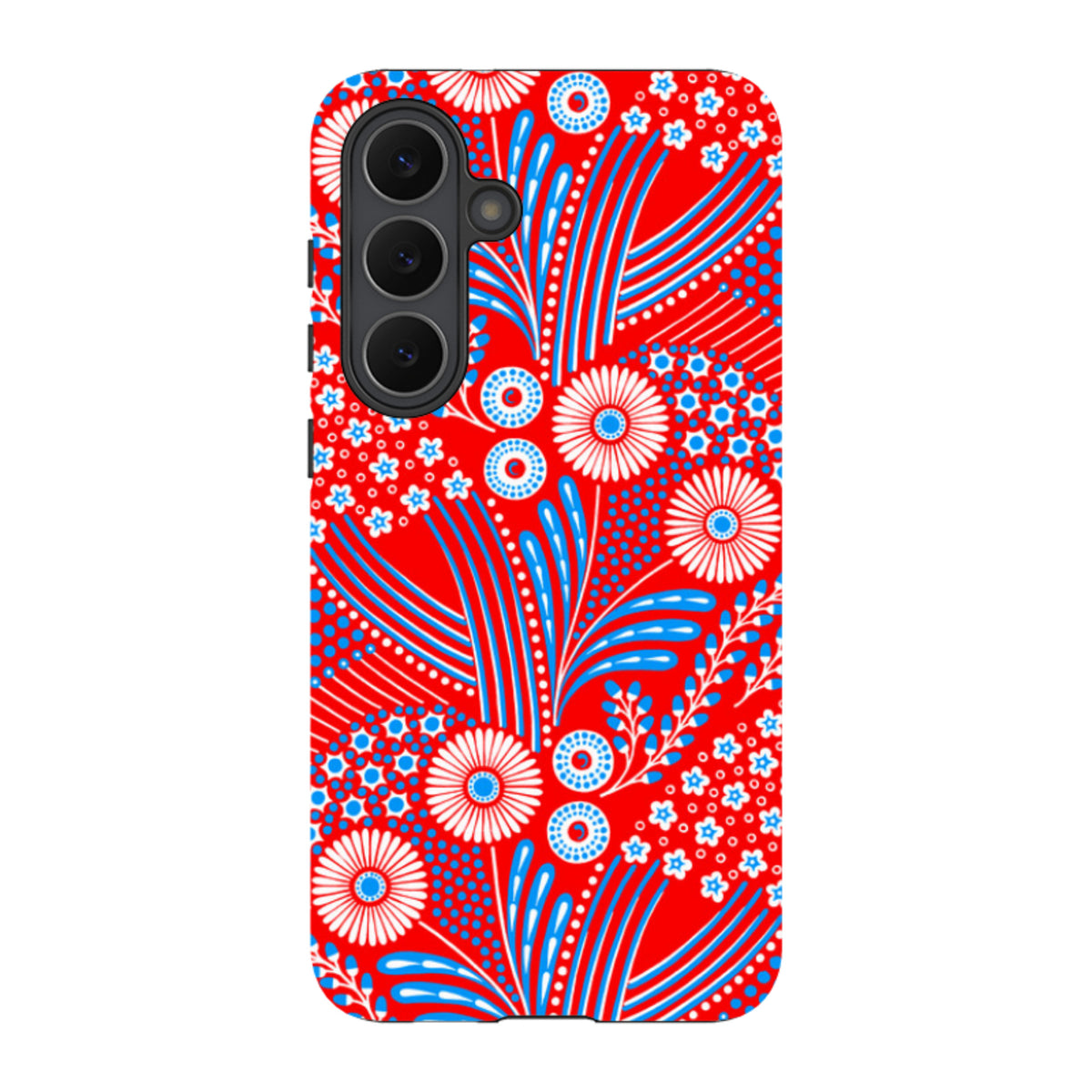 Samsung Tough Case - Red Bouquet By Cressida Bell
