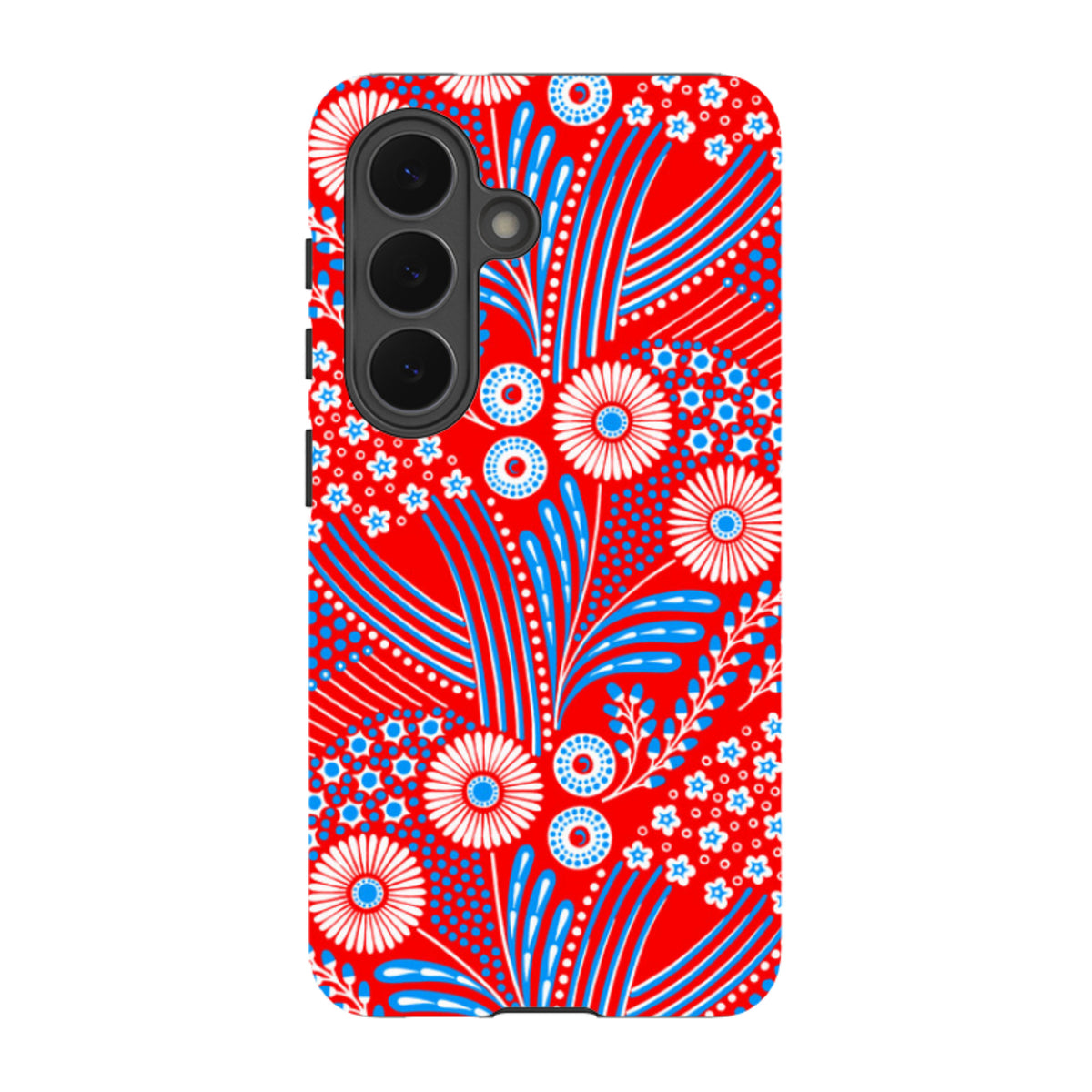 Samsung Tough Case - Red Bouquet By Cressida Bell