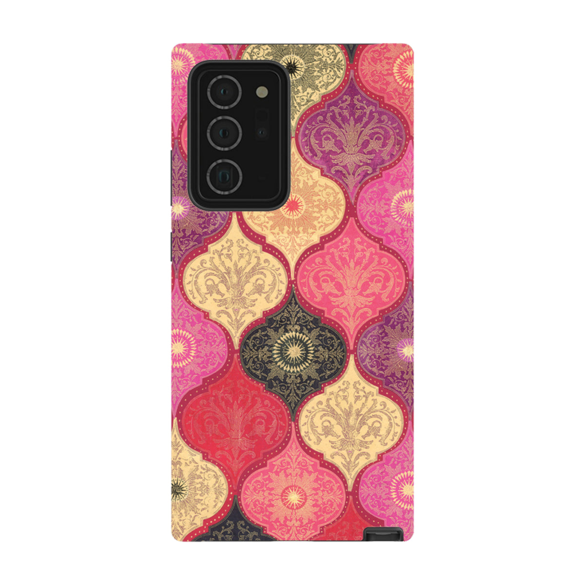 Samsung Tough Case - Red Damask By Jehane
