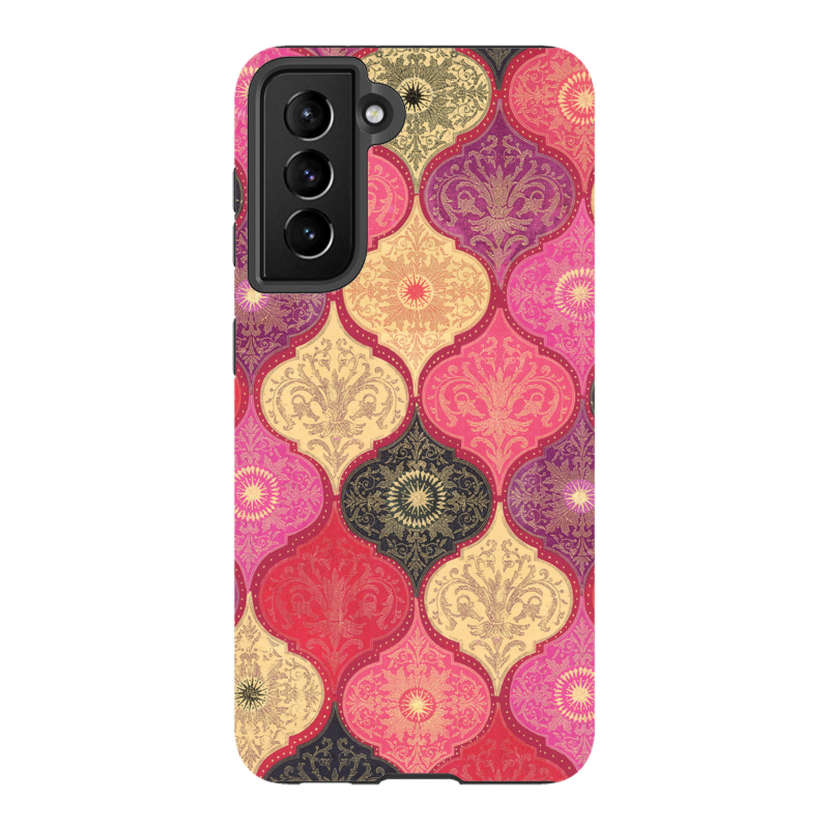 Samsung Tough Case - Red Damask By Jehane