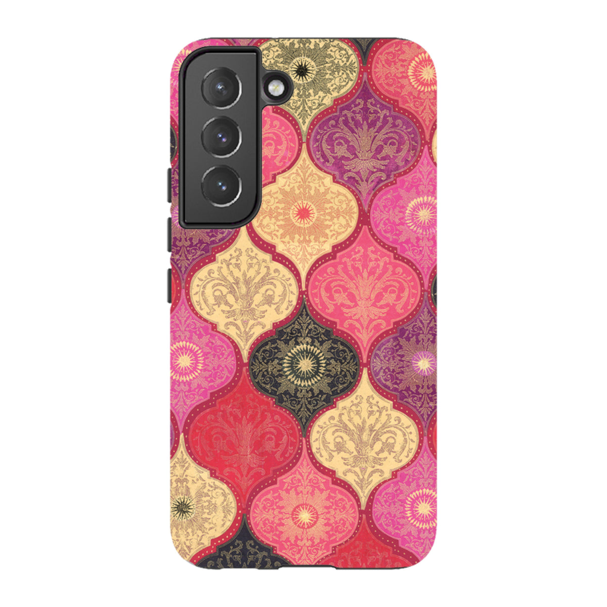 Samsung Tough Case - Red Damask By Jehane
