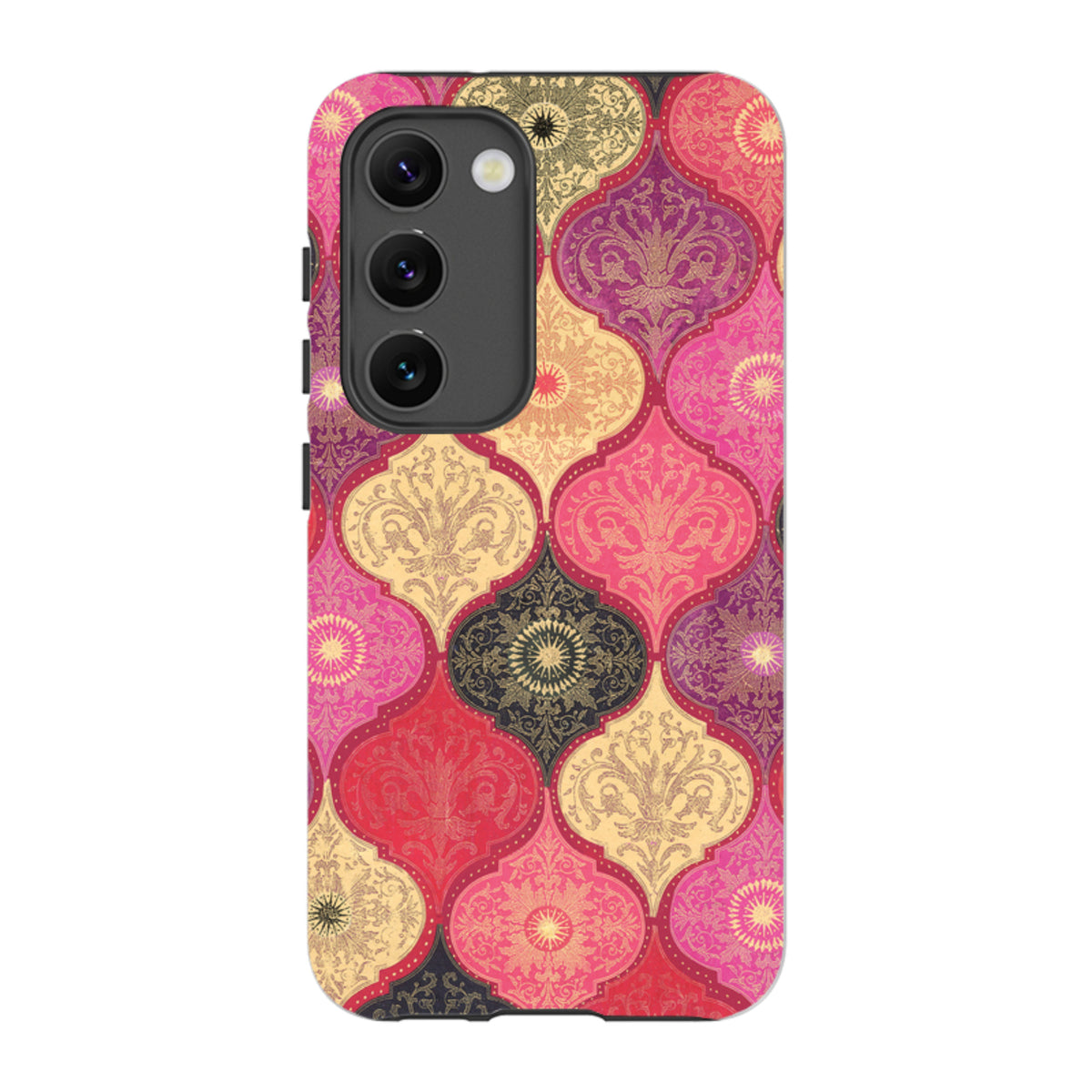 Samsung Tough Case - Red Damask By Jehane
