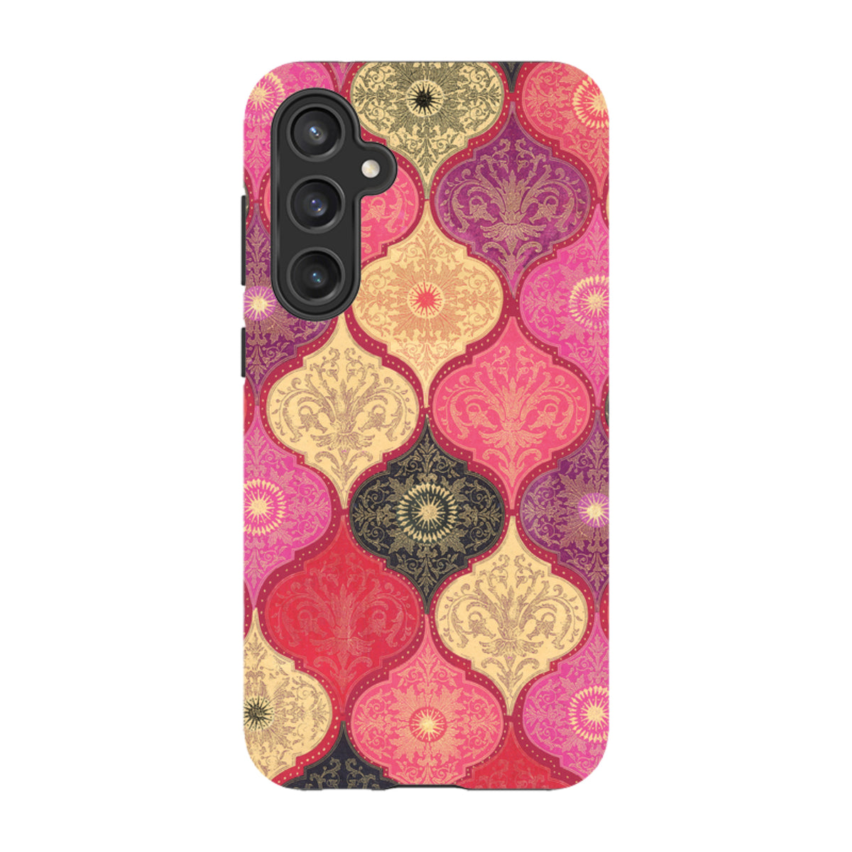 Samsung Tough Case - Red Damask By Jehane