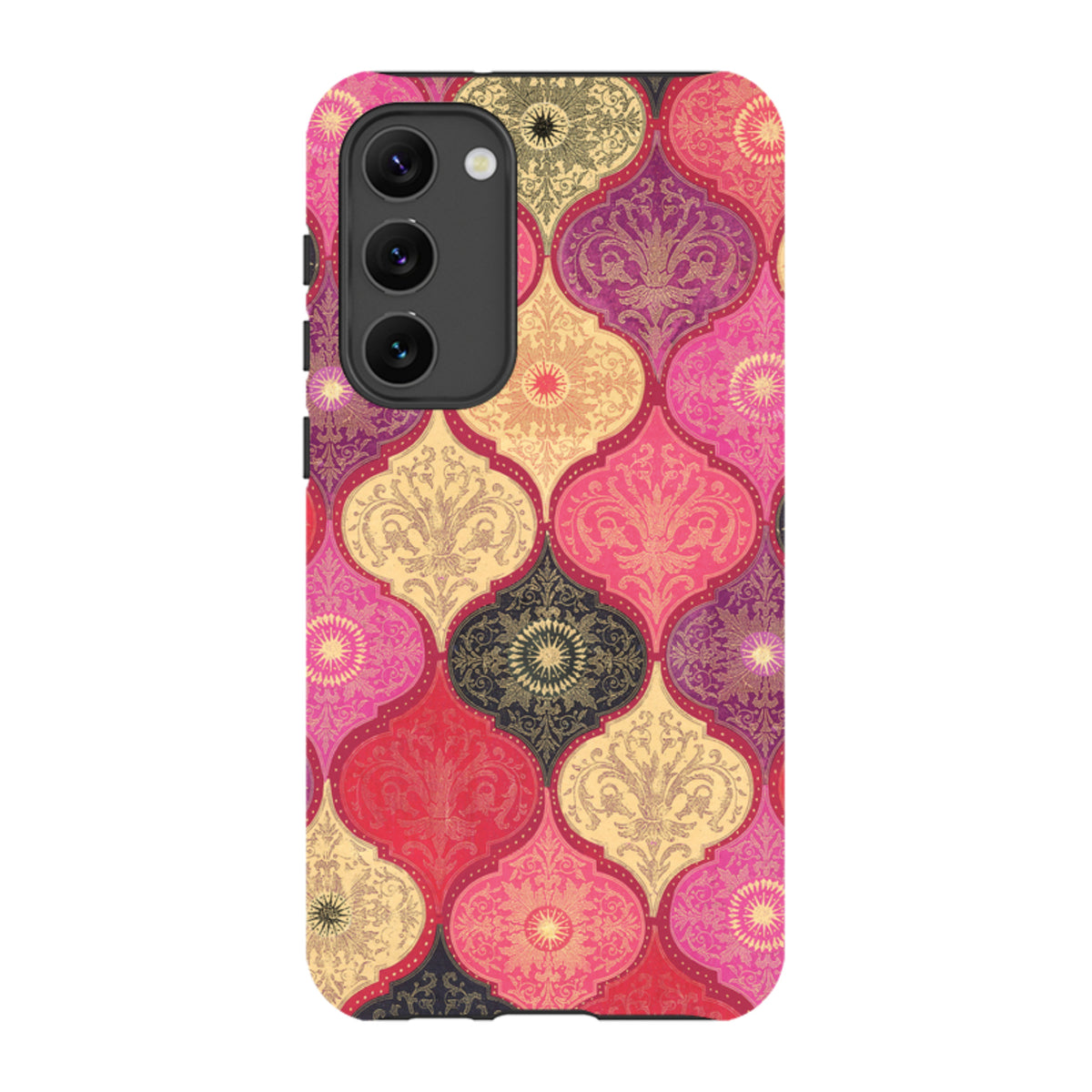 Samsung Tough Case - Red Damask By Jehane