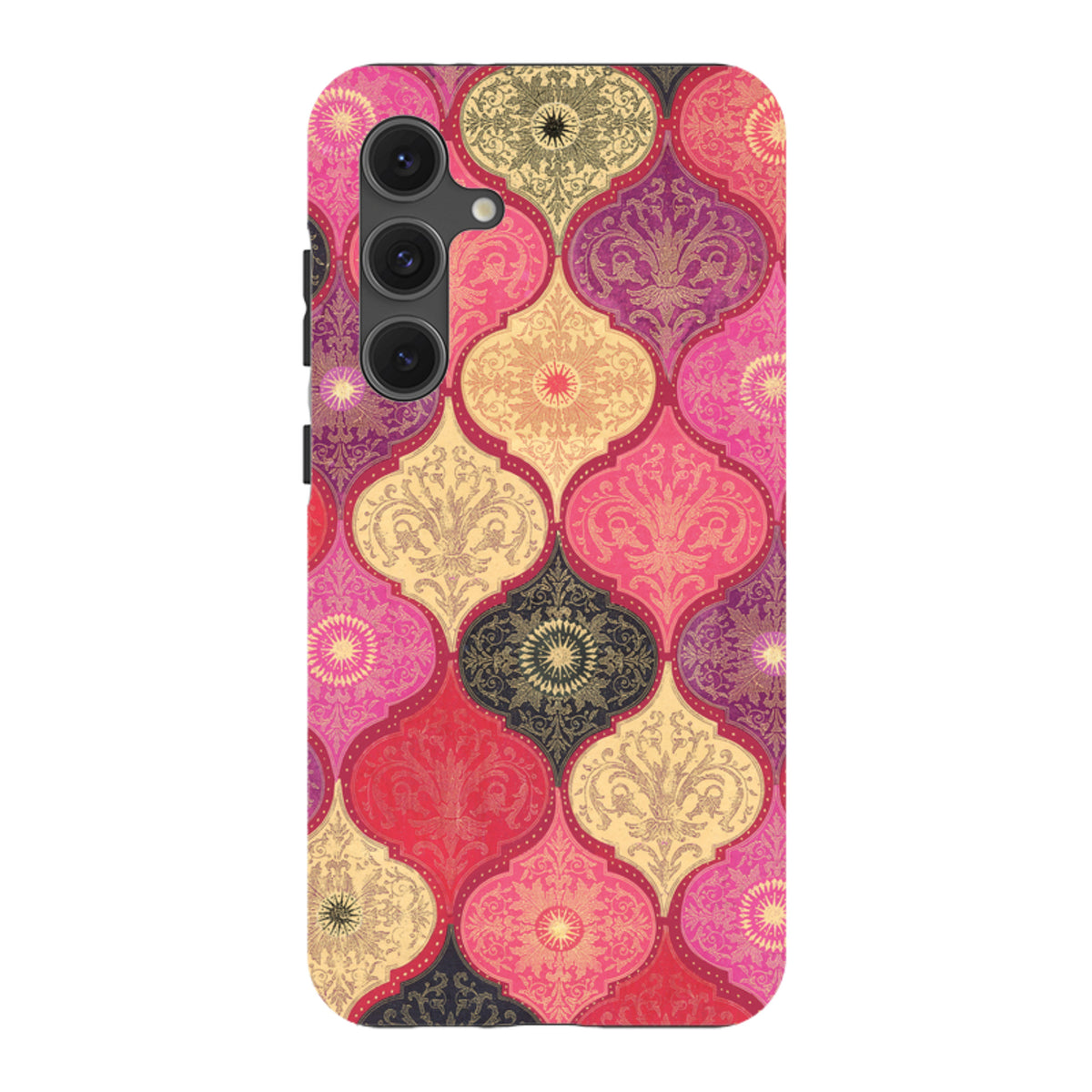 Samsung Tough Case - Red Damask By Jehane