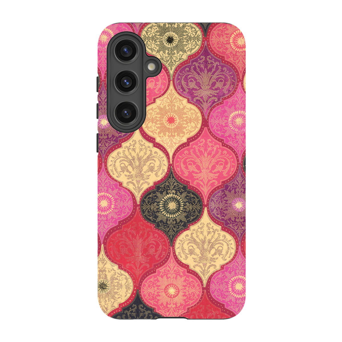Samsung Tough Case - Red Damask By Jehane