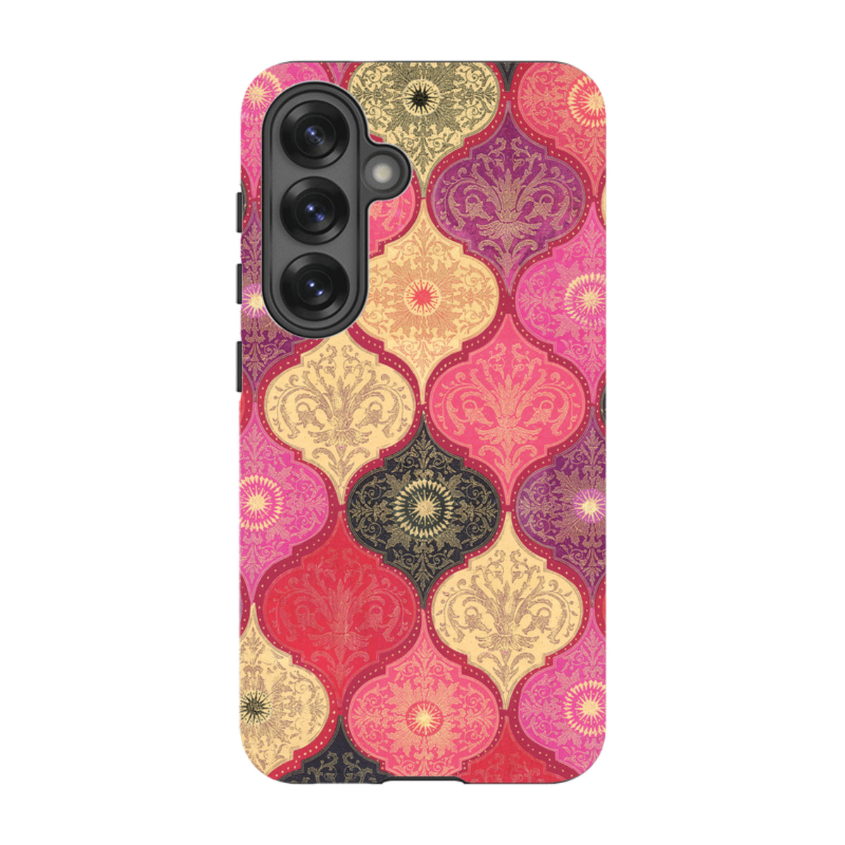 Samsung Tough Case - Red Damask By Jehane