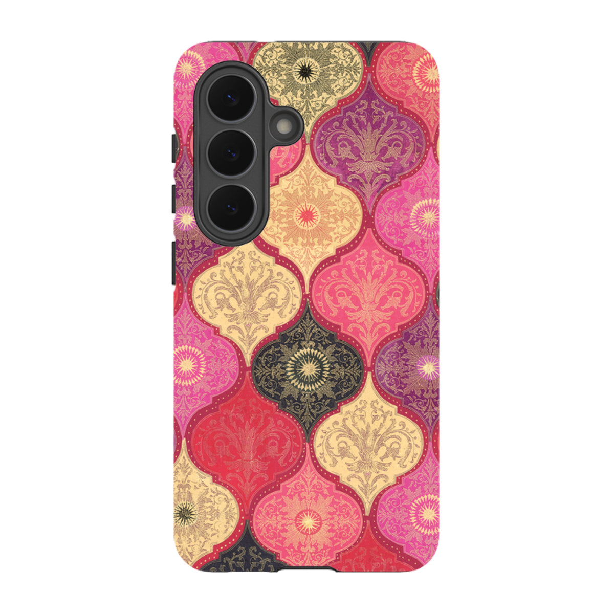Samsung Tough Case - Red Damask By Jehane