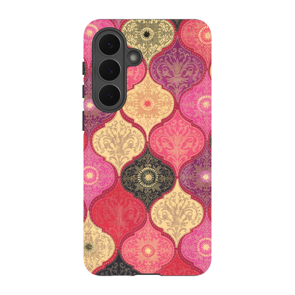 Samsung Tough Case - Red Damask By Jehane