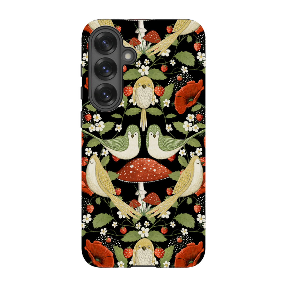 Samsung Tough  Case - Red Poppies By Maja Lindberg