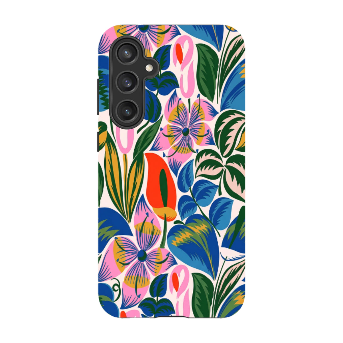 Samsung Tough Case - Retro Tropical Floral