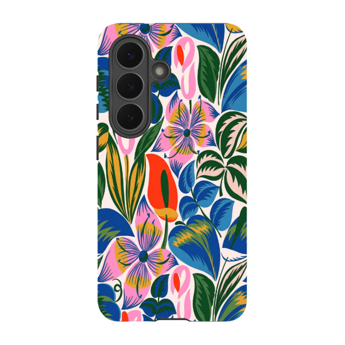 Samsung Tough Case - Retro Tropical Floral