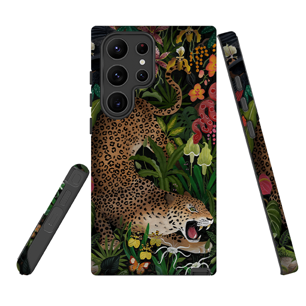 Samsung Tough Case - Roaring Leopard By Bex Parkin