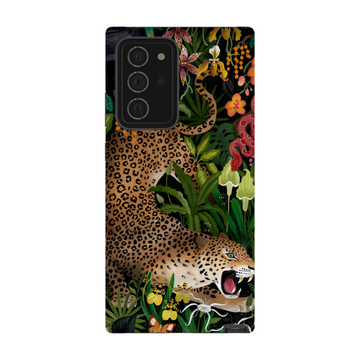Samsung Tough Case - Roaring Leopard By Bex Parkin