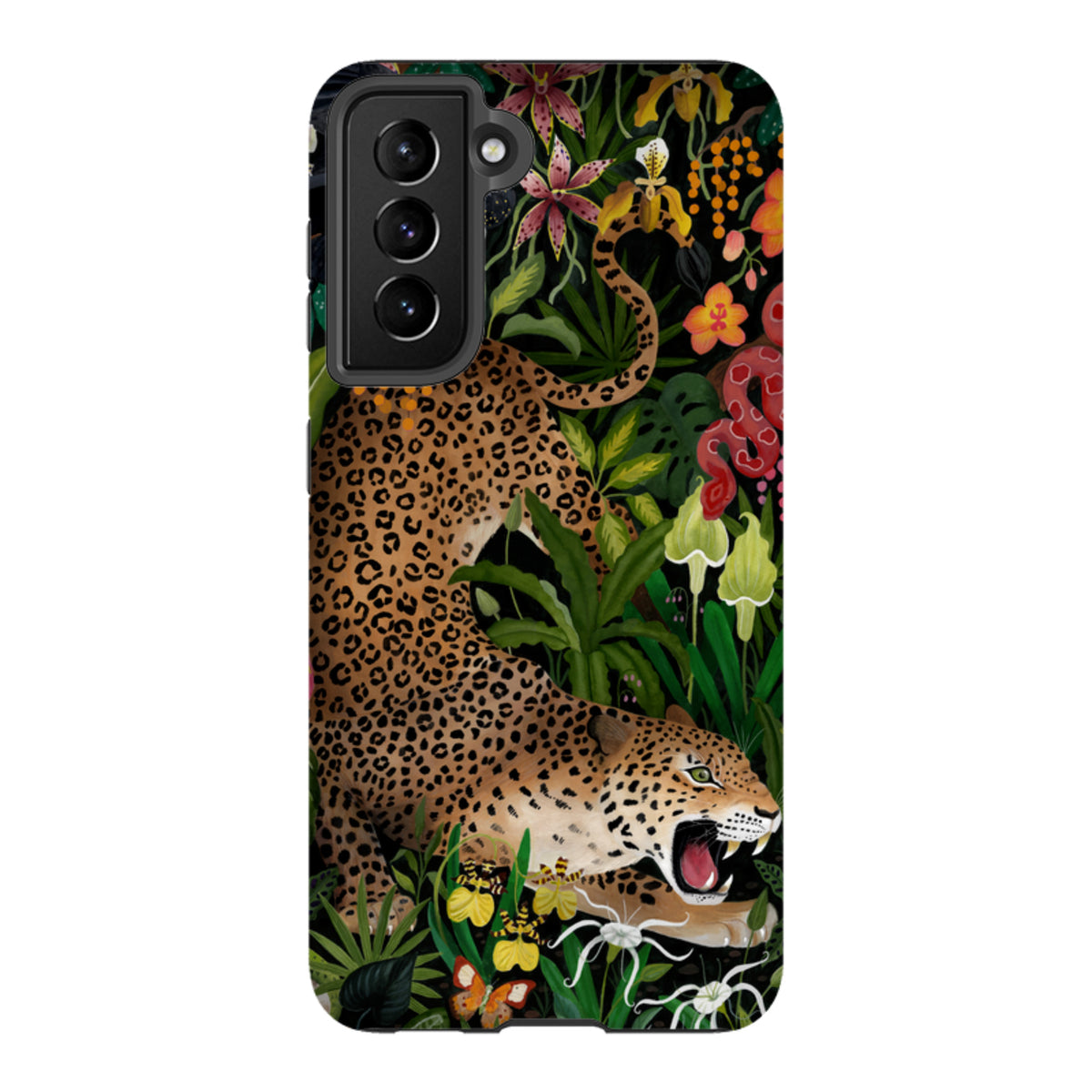 Samsung Tough Case - Roaring Leopard By Bex Parkin