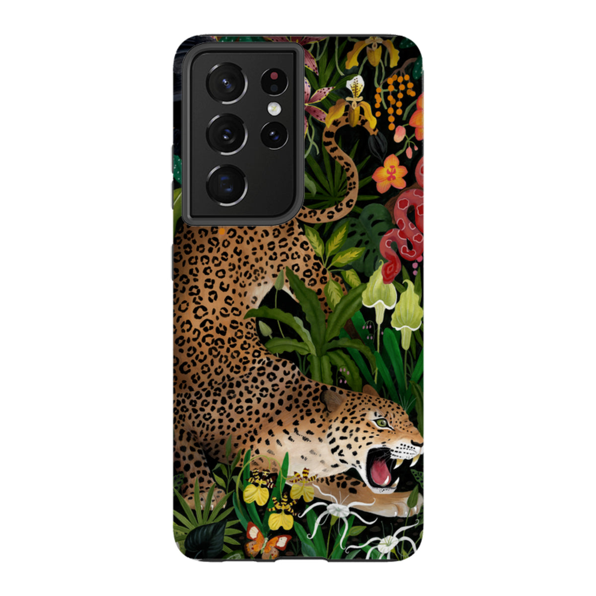 Samsung Tough Case - Roaring Leopard By Bex Parkin