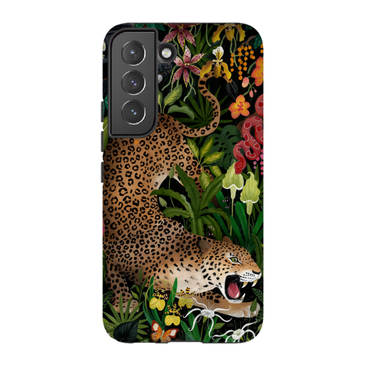 Samsung Tough Case - Roaring Leopard By Bex Parkin