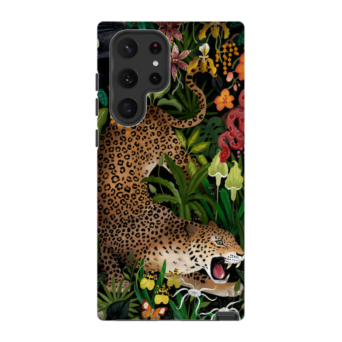 Samsung Tough Case - Roaring Leopard By Bex Parkin