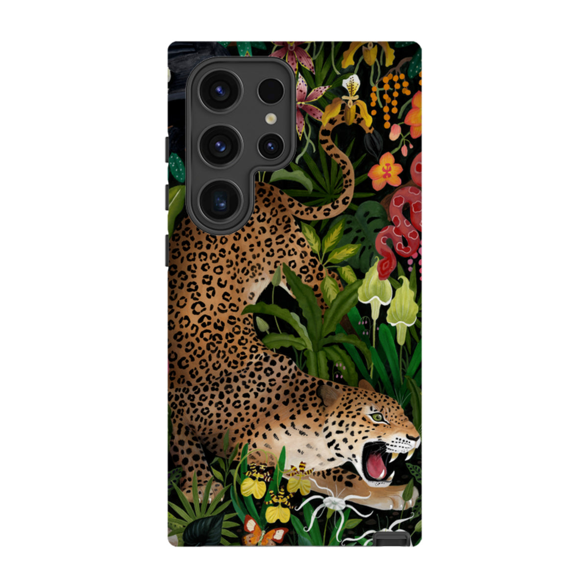Samsung Tough Case - Roaring Leopard By Bex Parkin