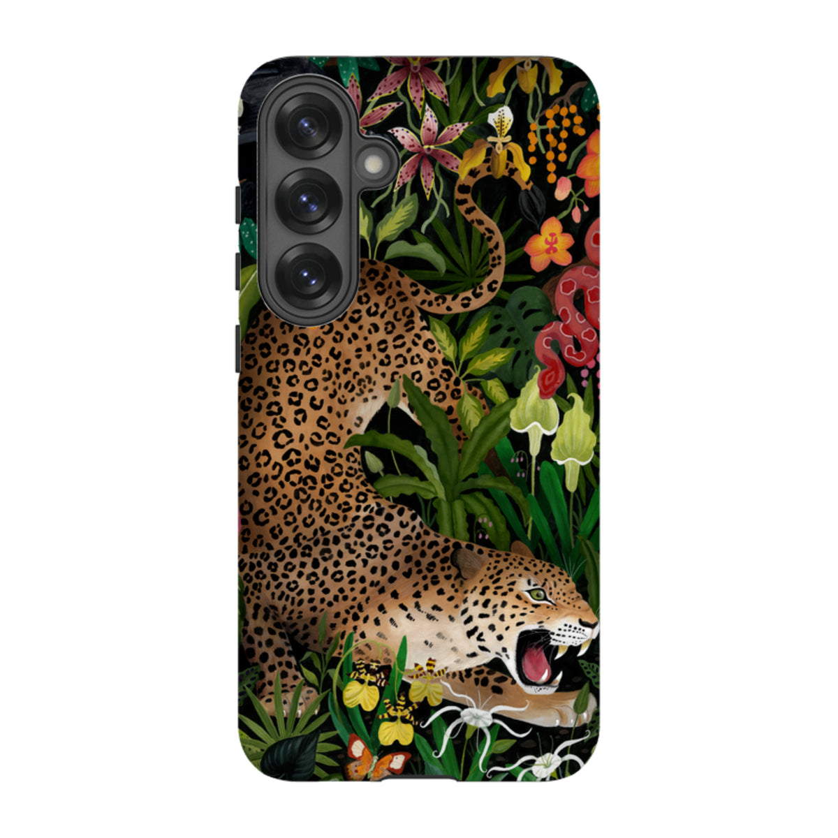 Samsung Tough Case - Roaring Leopard By Bex Parkin