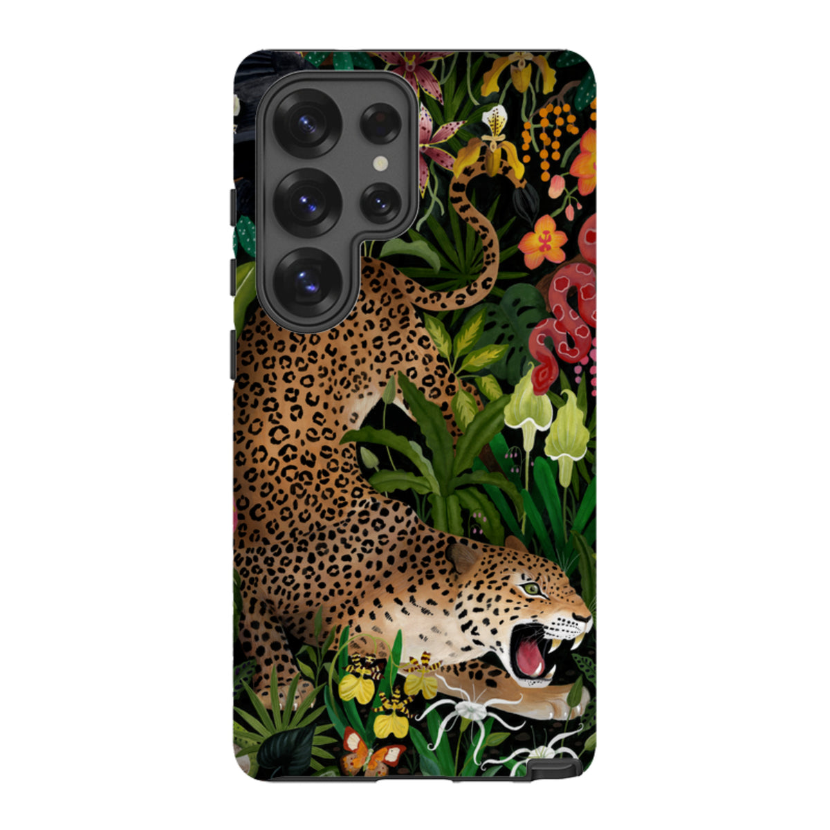 Samsung Tough Case - Roaring Leopard By Bex Parkin