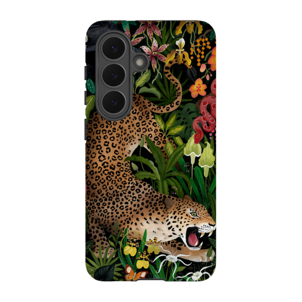 Samsung Tough Case - Roaring Leopard By Bex Parkin