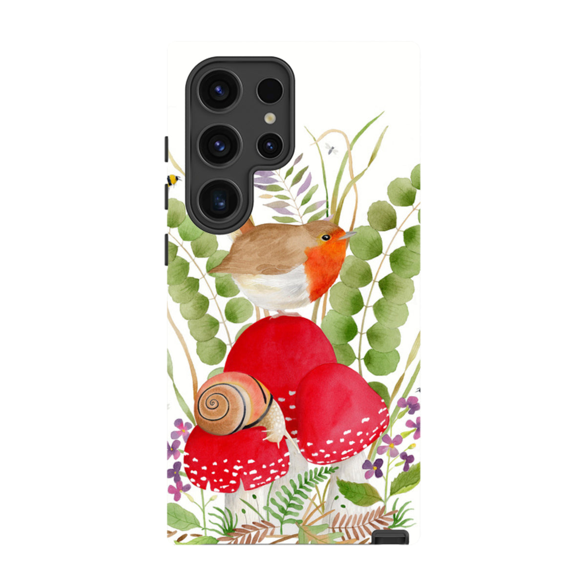 Samsung Tough Case - Robin And Snail By Bex Parkin