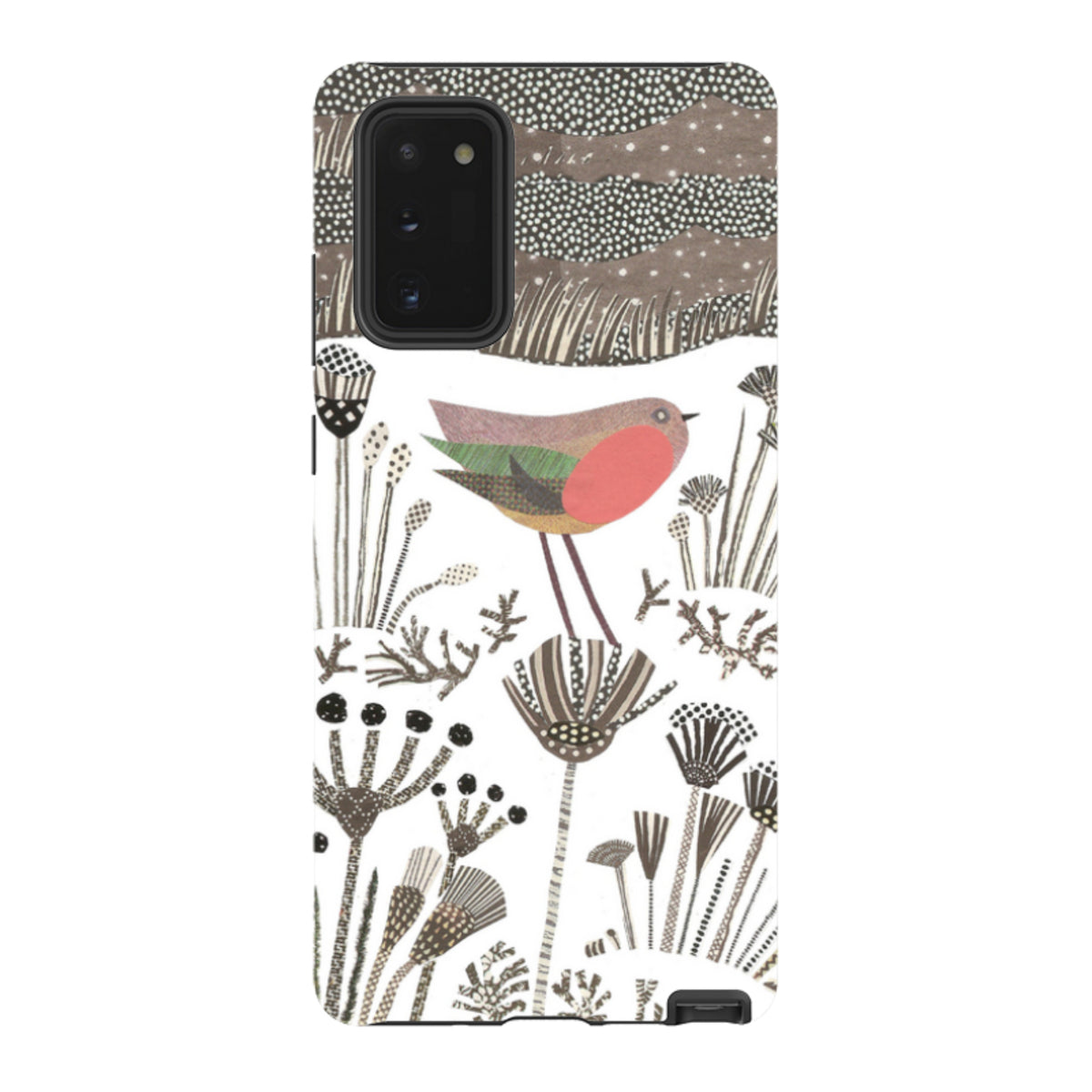 Samsung Tough Case - Robin in Snow By Jane Robbins