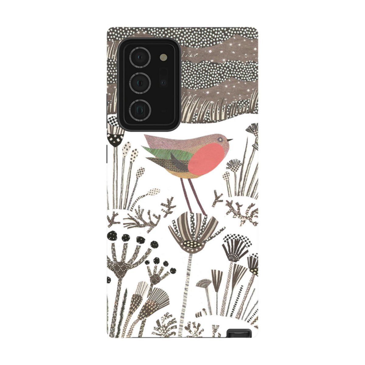 Samsung Tough Case - Robin in Snow By Jane Robbins