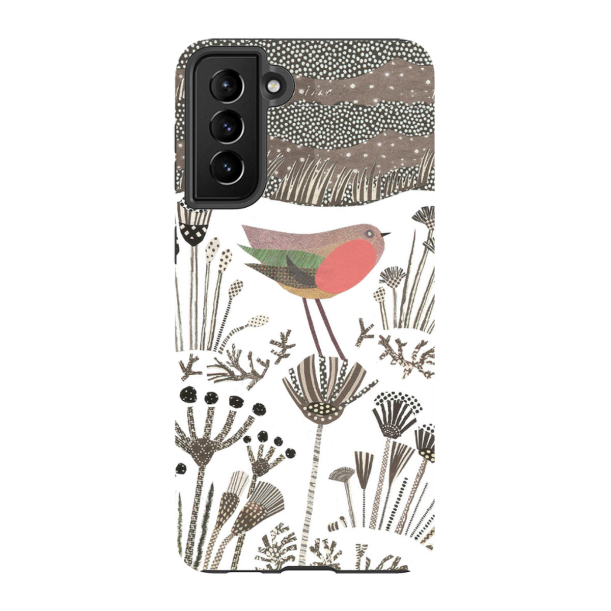Samsung Tough Case - Robin in Snow By Jane Robbins