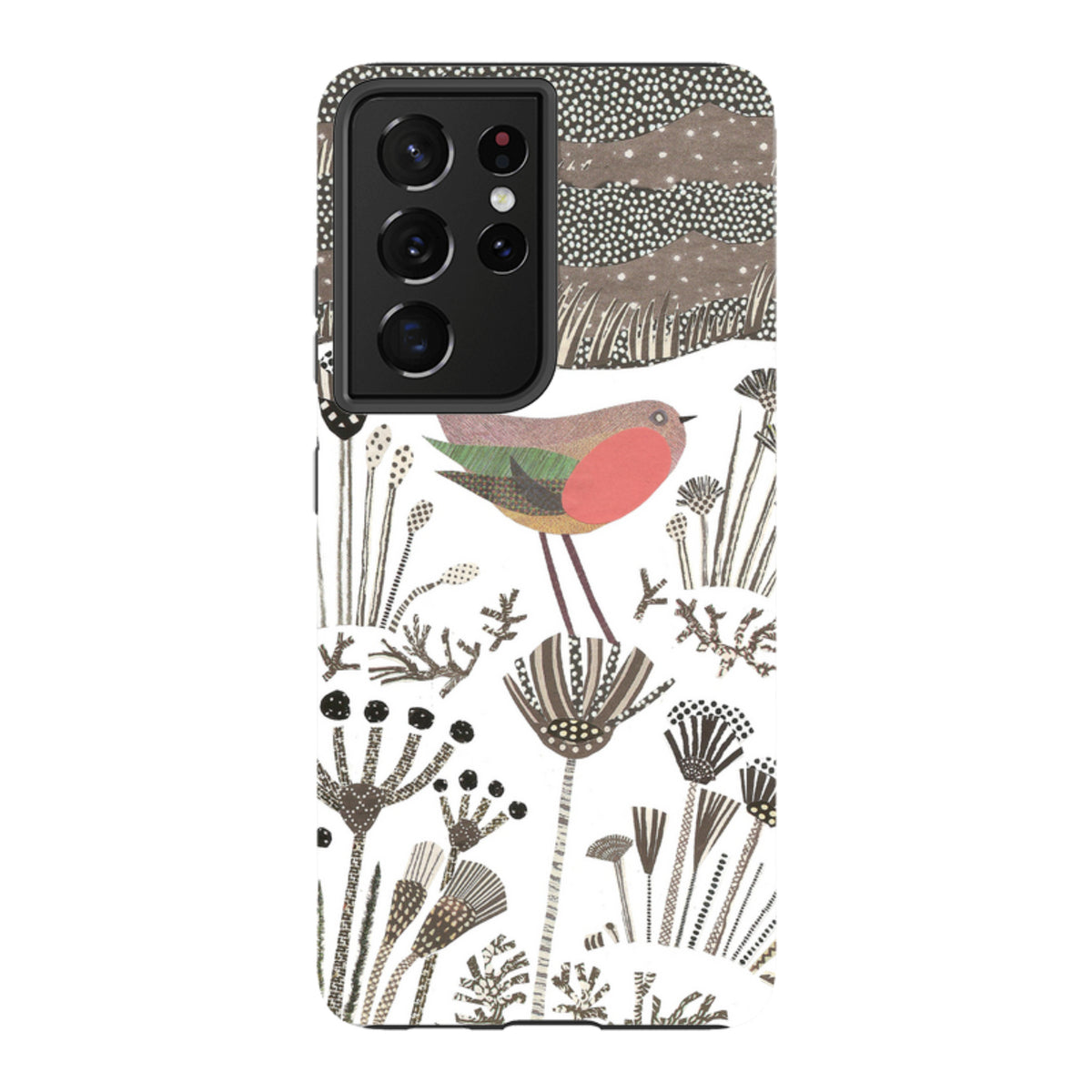 Samsung Tough Case - Robin in Snow By Jane Robbins