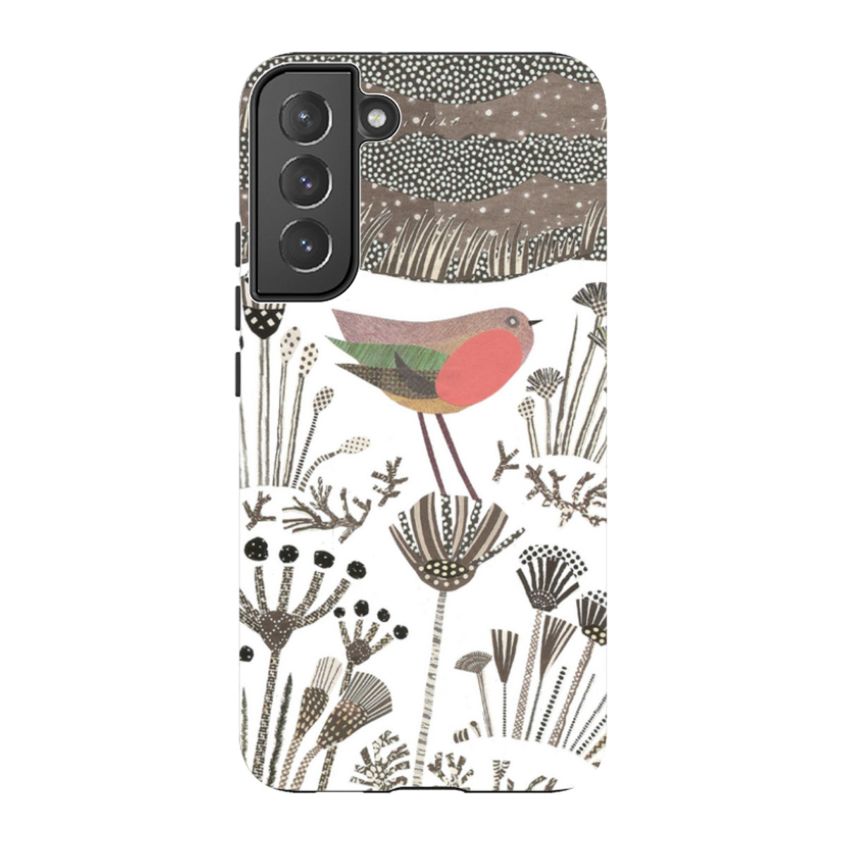 Samsung Tough Case - Robin in Snow By Jane Robbins