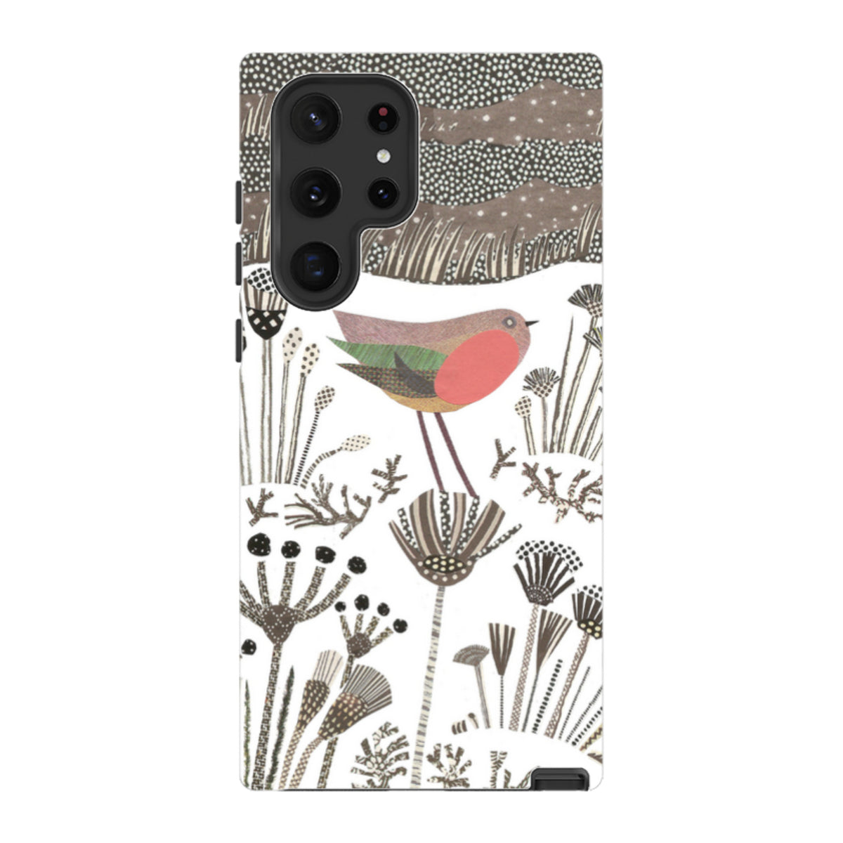 Samsung Tough Case - Robin in Snow By Jane Robbins