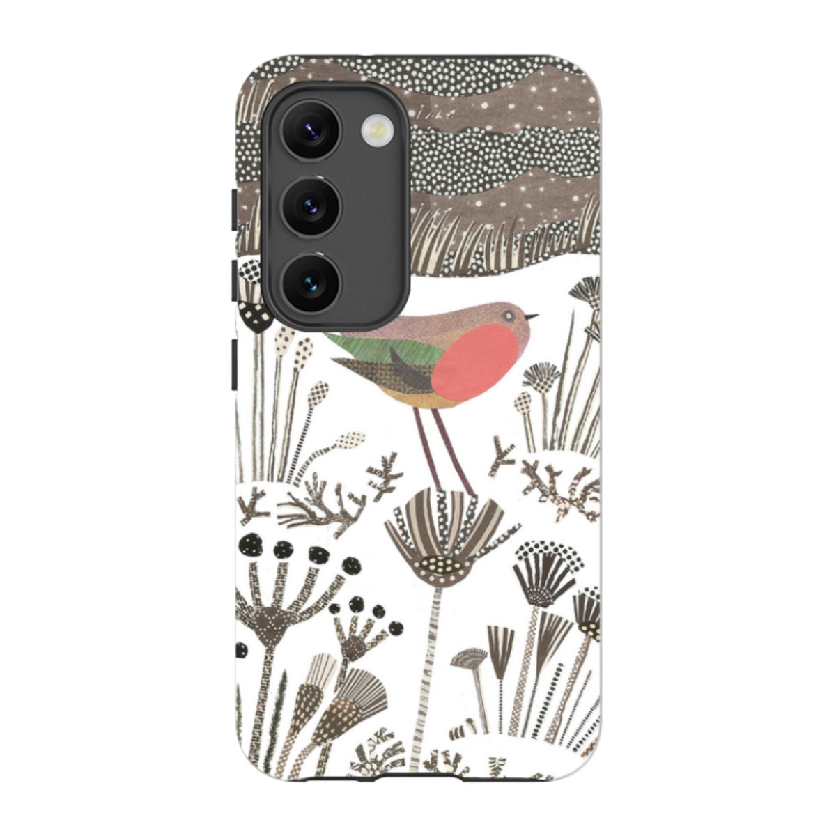 Samsung Tough Case - Robin in Snow By Jane Robbins