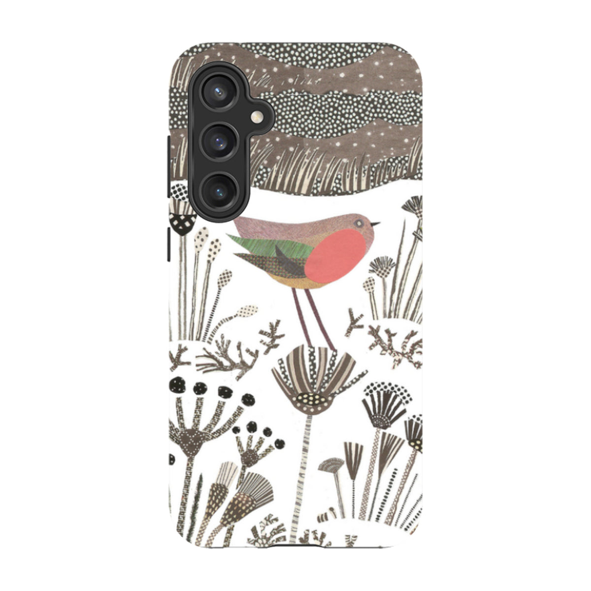 Samsung Tough Case - Robin in Snow By Jane Robbins