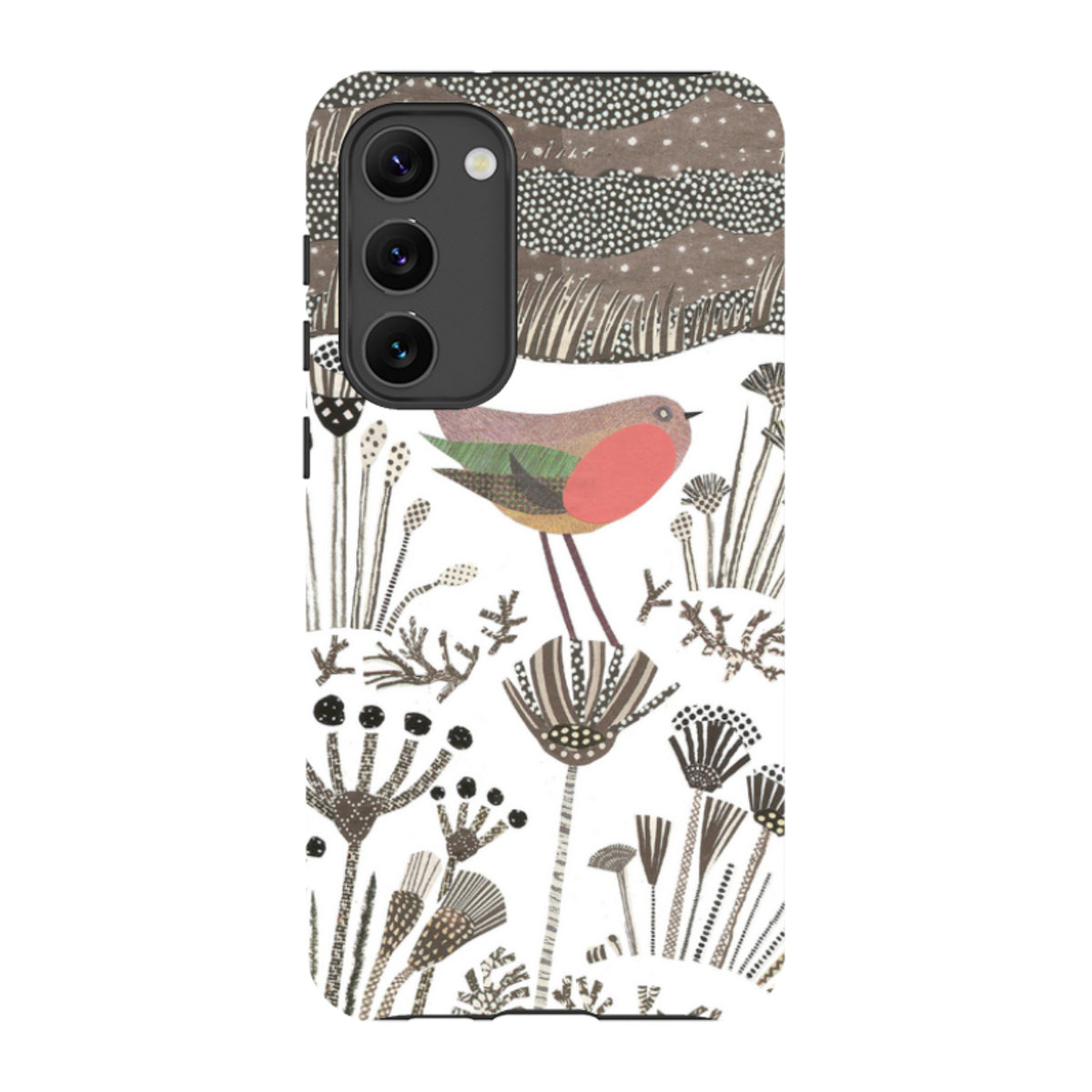 Samsung Tough Case - Robin in Snow By Jane Robbins