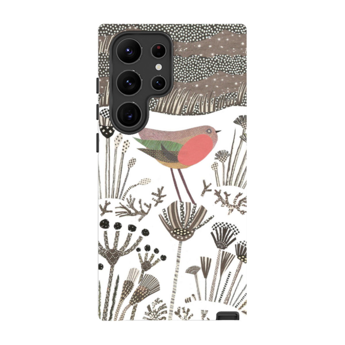 Samsung Tough Case - Robin in Snow By Jane Robbins